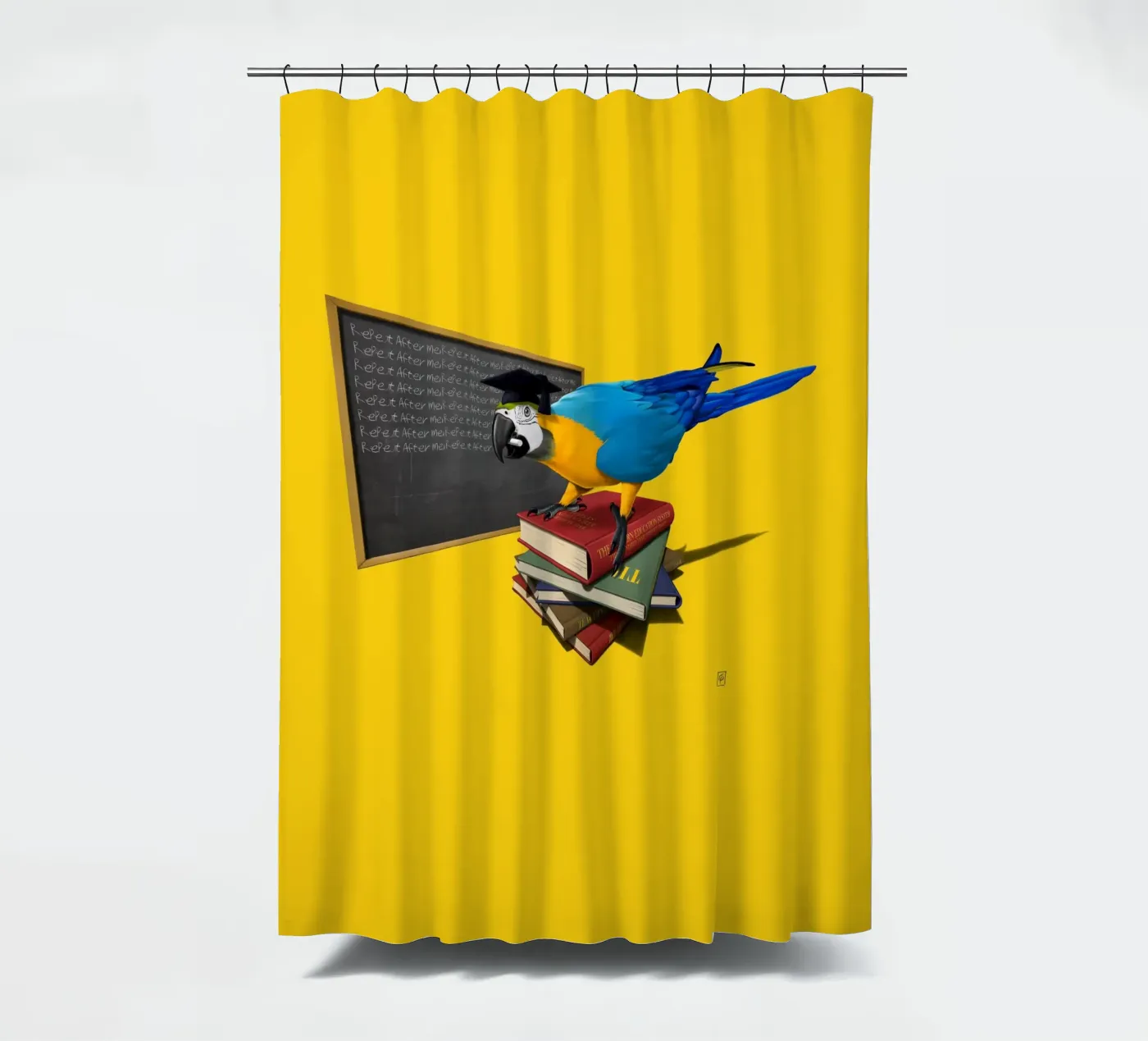 Repeat (Coloured) Duschvorhang von Rob Art | Illustration
