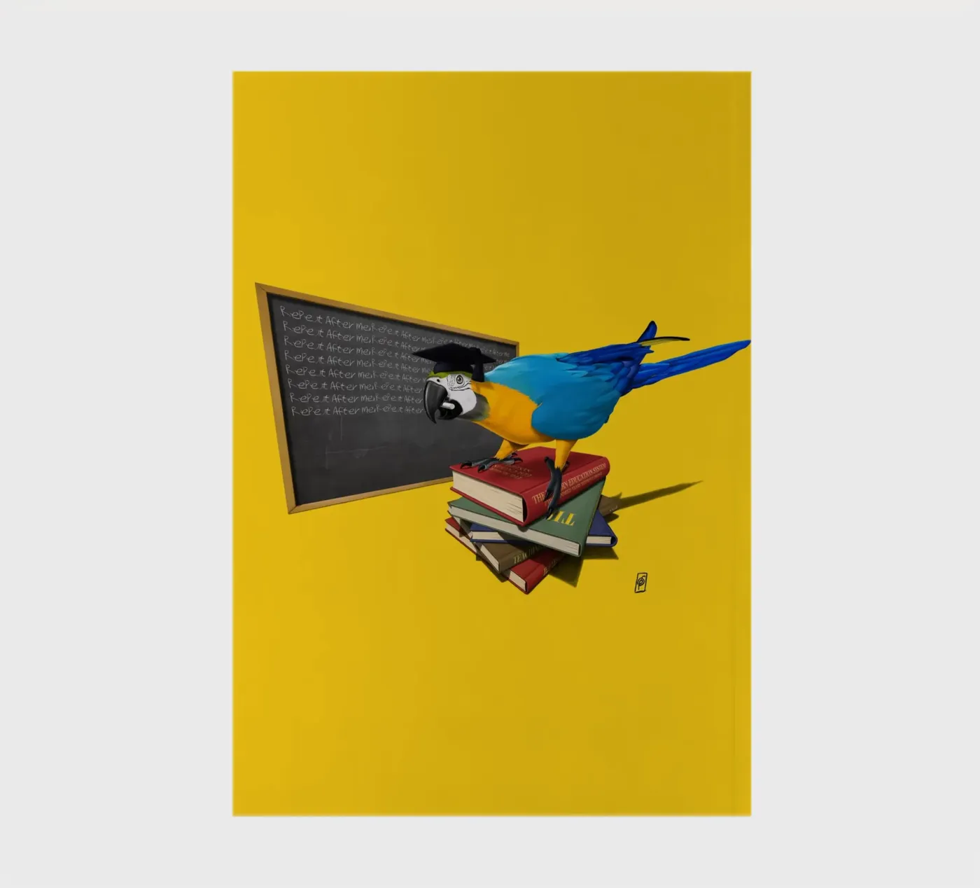Repeat (Coloured) notebook by Rob Art | Illustration