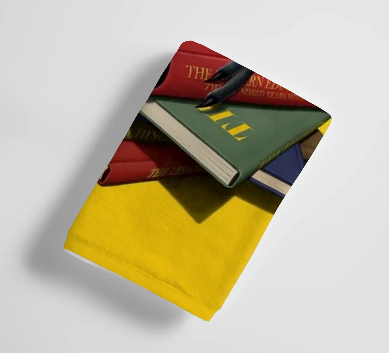 Repeat (Coloured) towel by Rob Art | Illustration