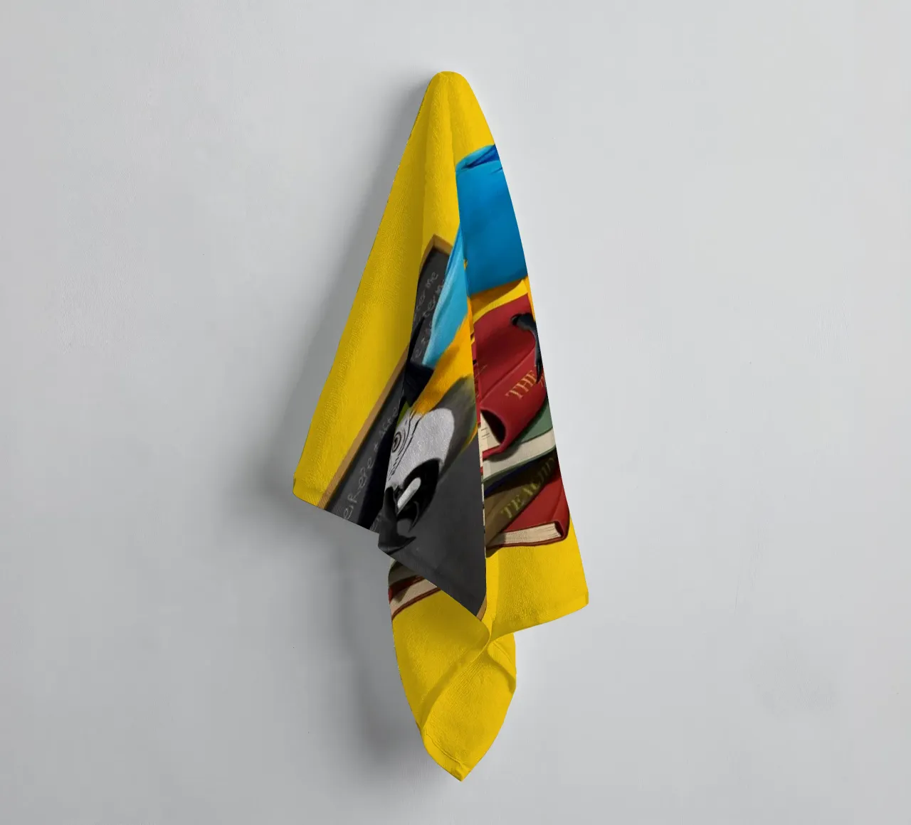 Repeat (Coloured) towel by Rob Art | Illustration