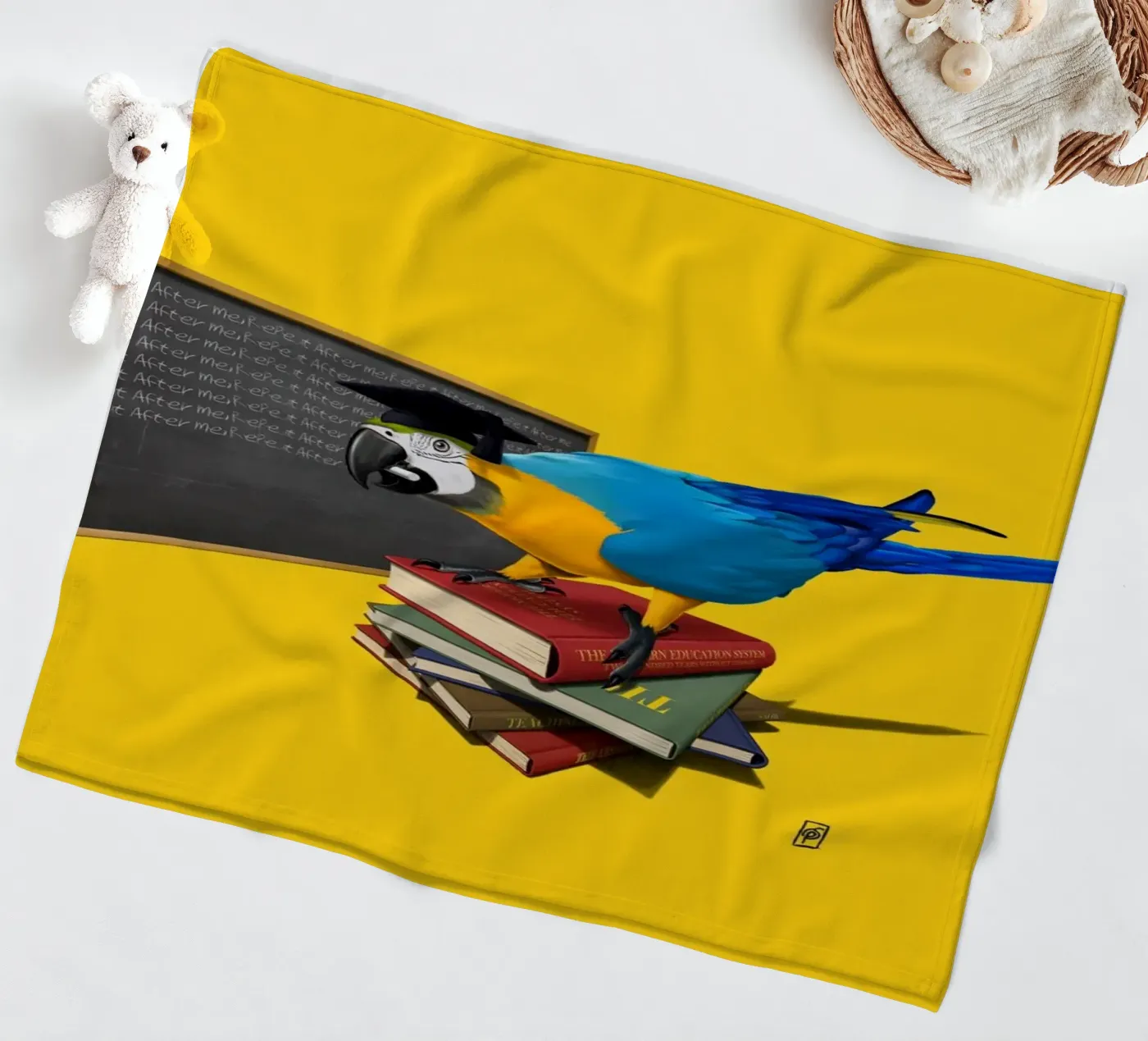 Repeat (Coloured) Fleecedecke von Rob Art | Illustration