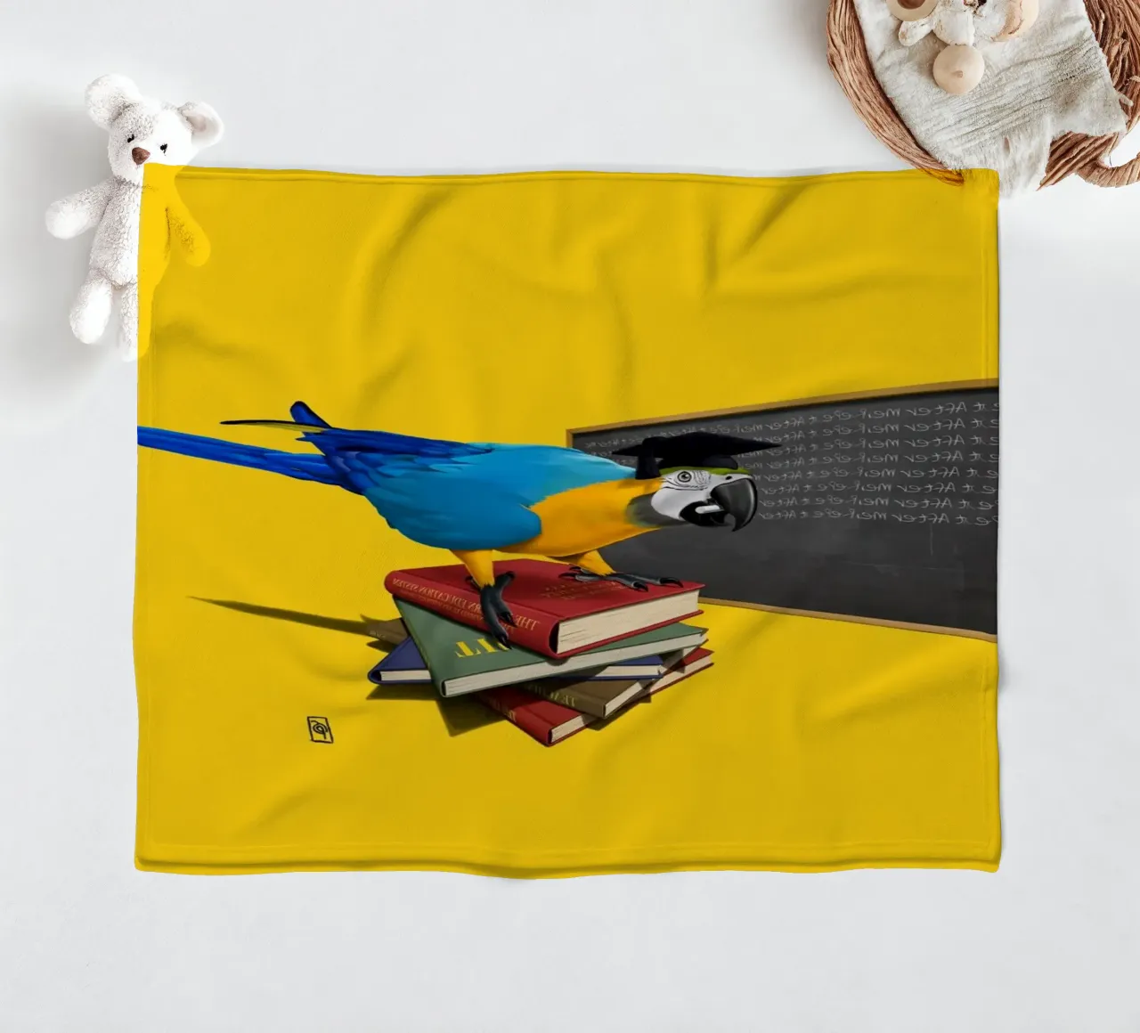 Repeat (Coloured) fleecedeken van Rob Art | Illustration