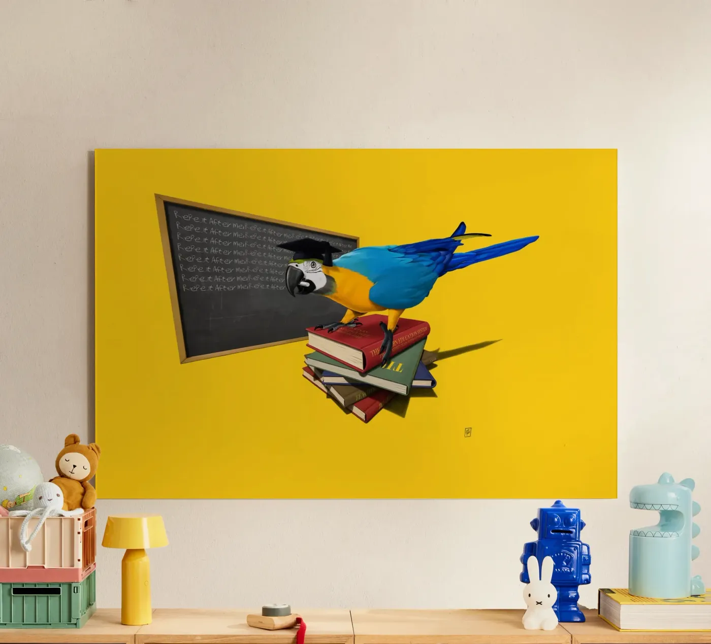 Repeat (Coloured) Acryl-Glas von Rob Art | Illustration