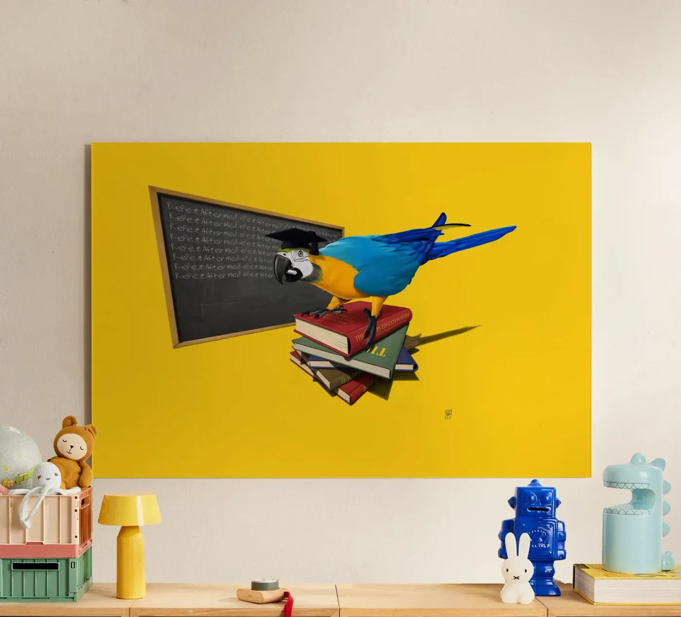 Repeat (Coloured) Acryl-Glas von Rob Art | Illustration