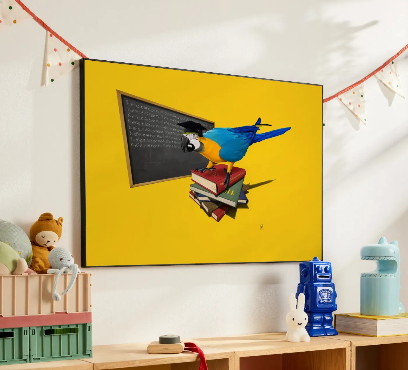 Repeat (Coloured) alluminio dibond da Rob Art | Illustration