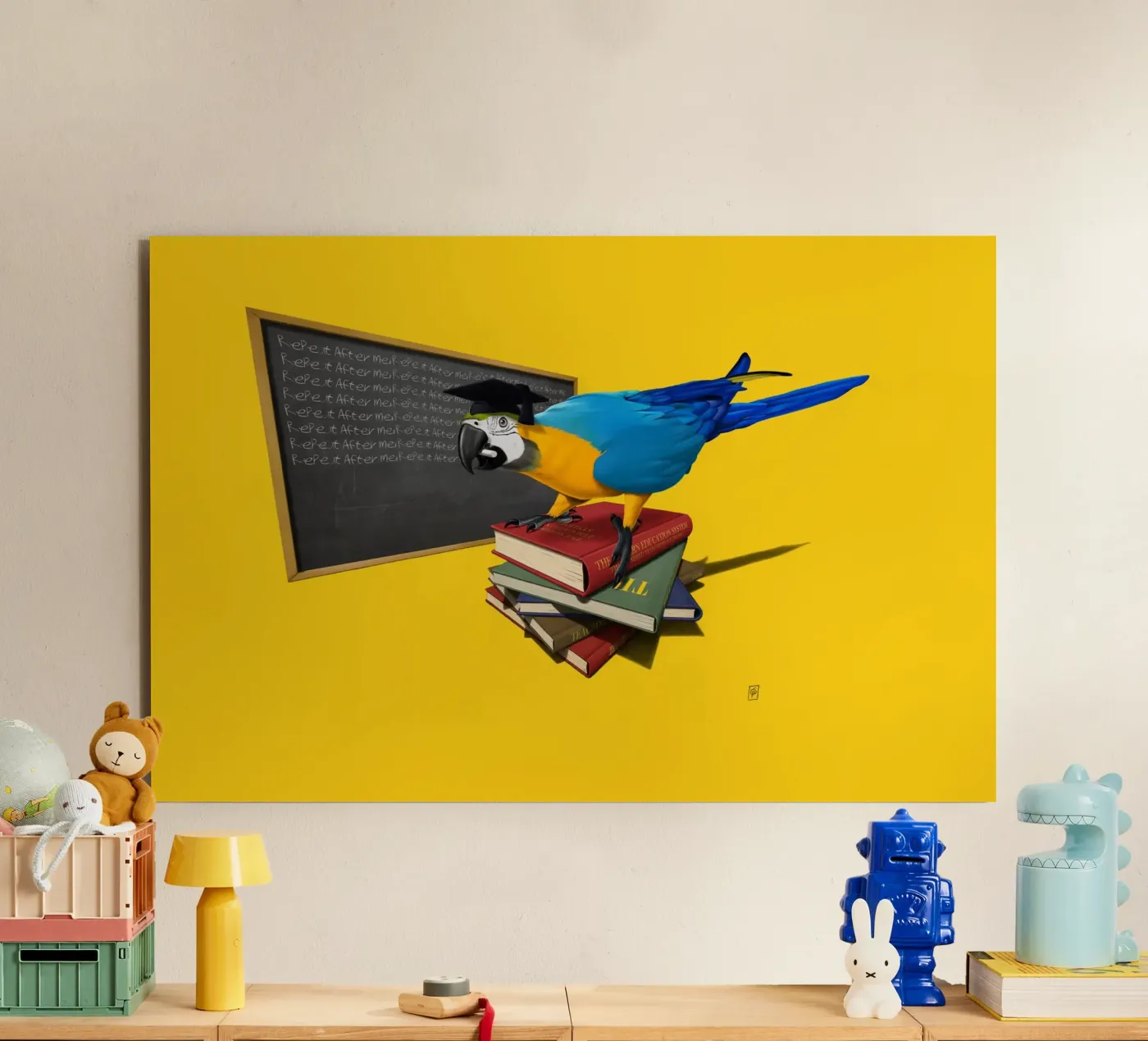 Repeat (Coloured) alluminio dibond da Rob Art | Illustration