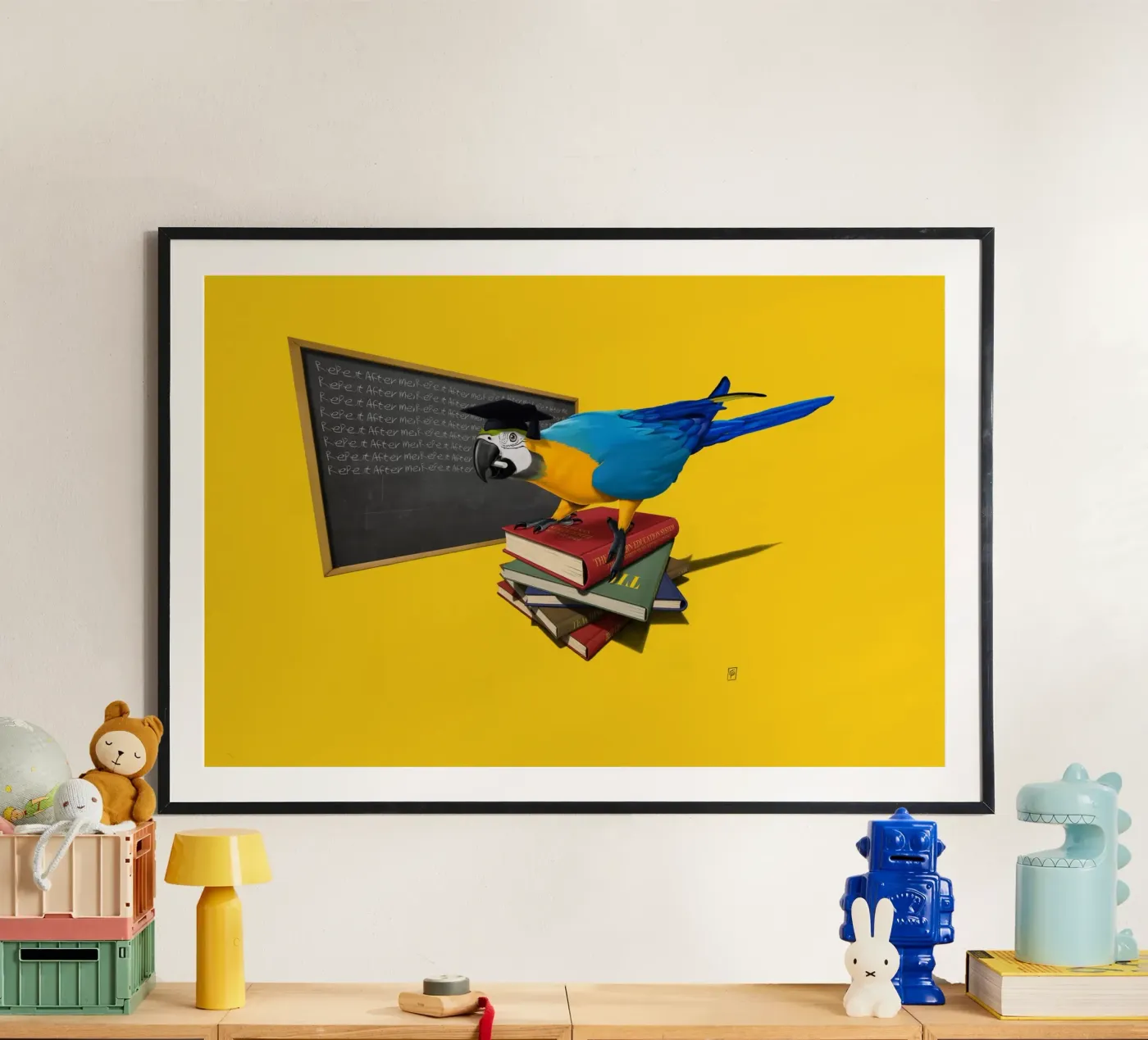 Repeat (Coloured) Poster von Rob Art | Illustration