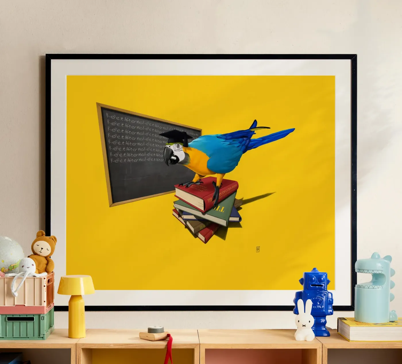 Repeat (Coloured) Poster von Rob Art | Illustration