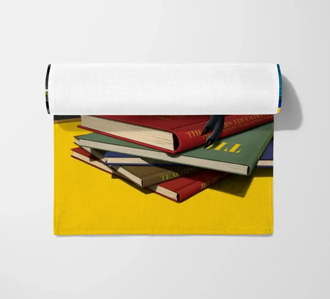 Repeat (Coloured) strandhanddoek van Rob Art | Illustration