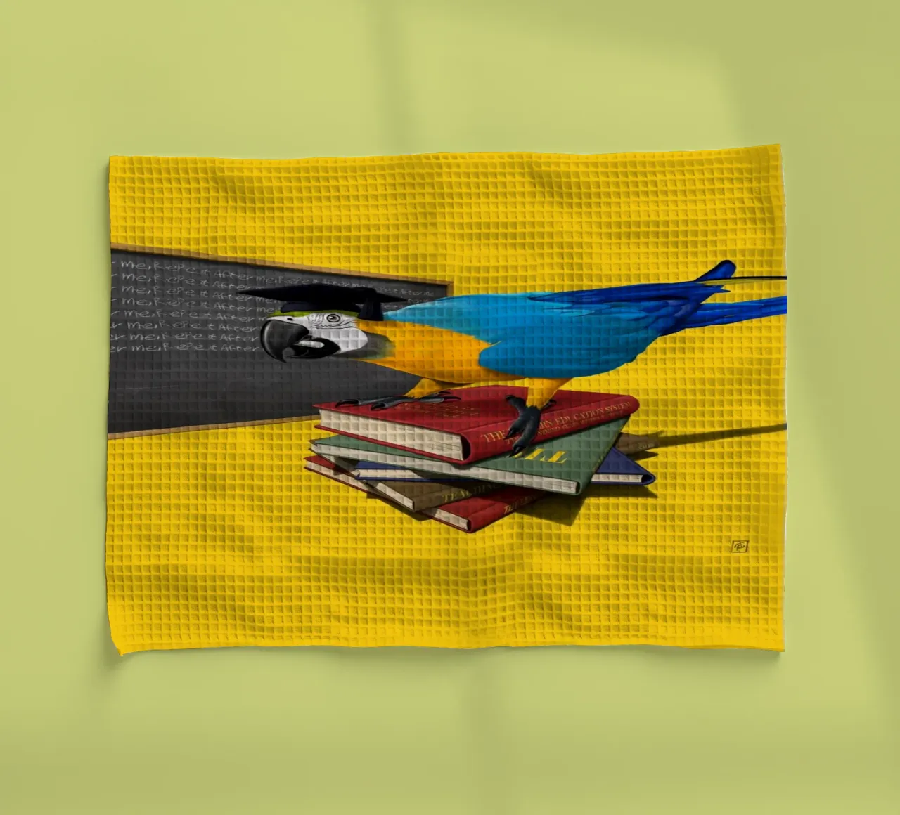 Repeat (Coloured) canovaccio da cucina da Rob Art | Illustration