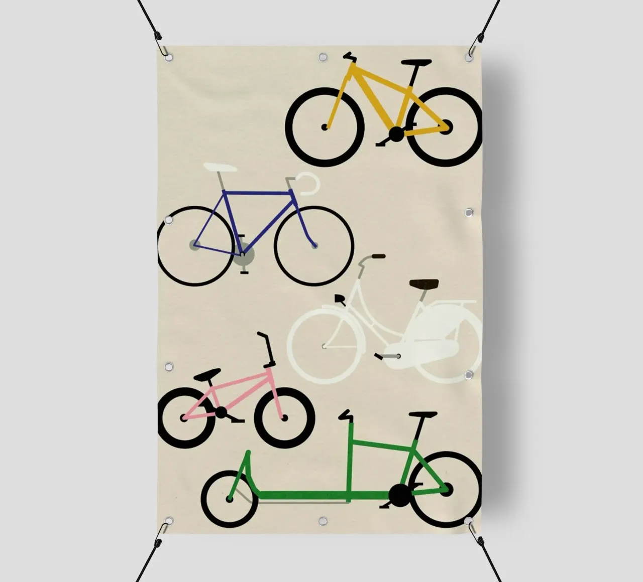 Bicycles telo in pvc da Rosi Feist
