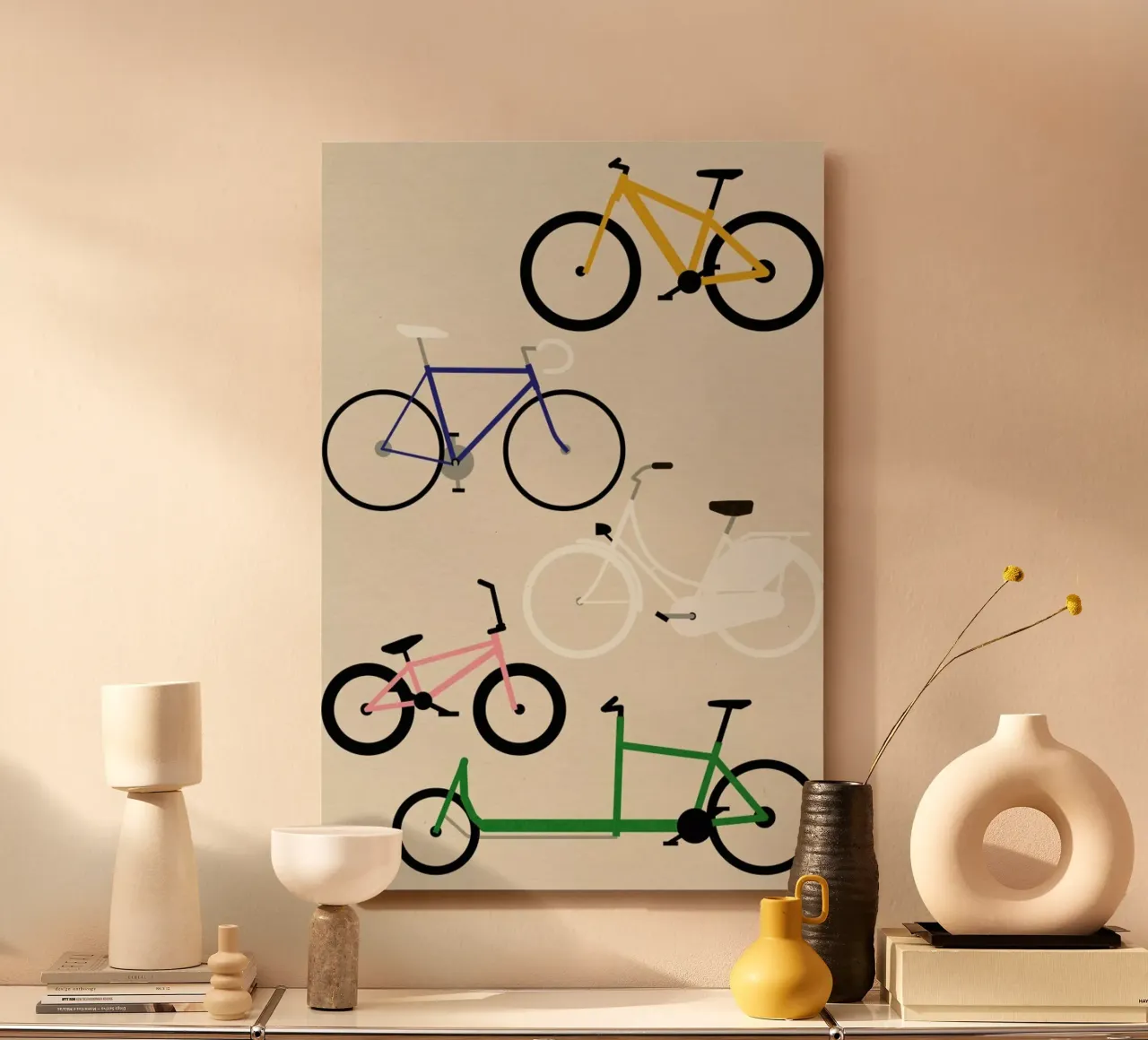 Bicycles forex plate by Rosi Feist