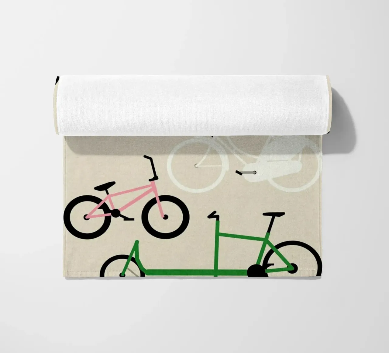 Bicycles Strandtuch von Rosi Feist