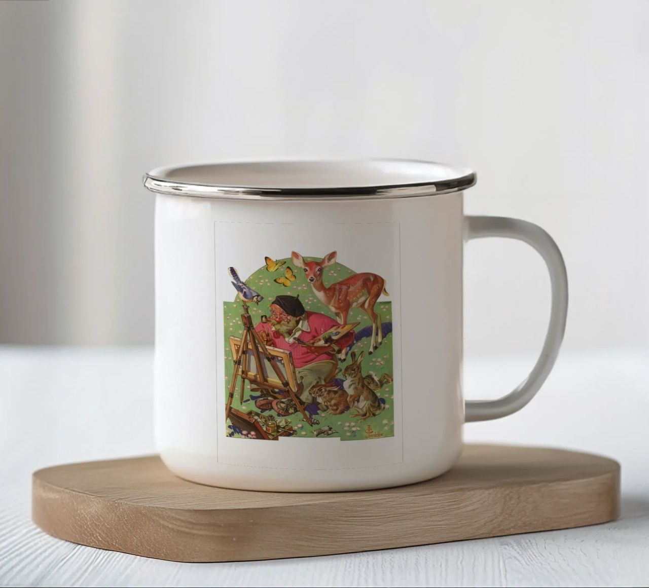 JCL 016 tazza in smalto da JC Leyendecker
