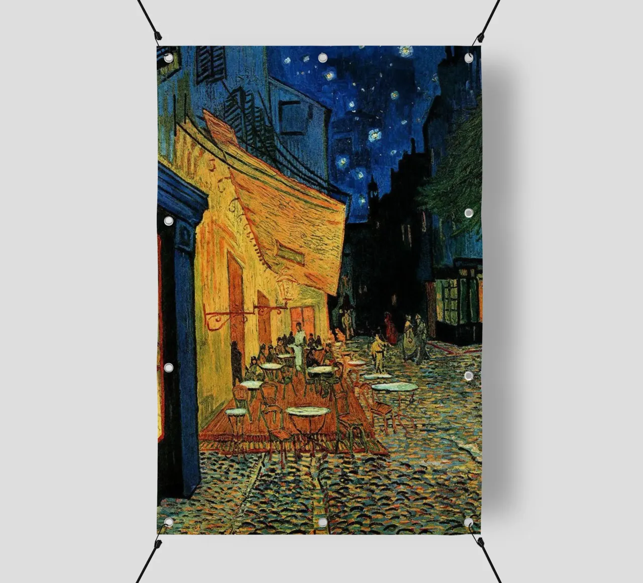 terrazza del caffè di notte telo in pvc da Piper Shop Oke