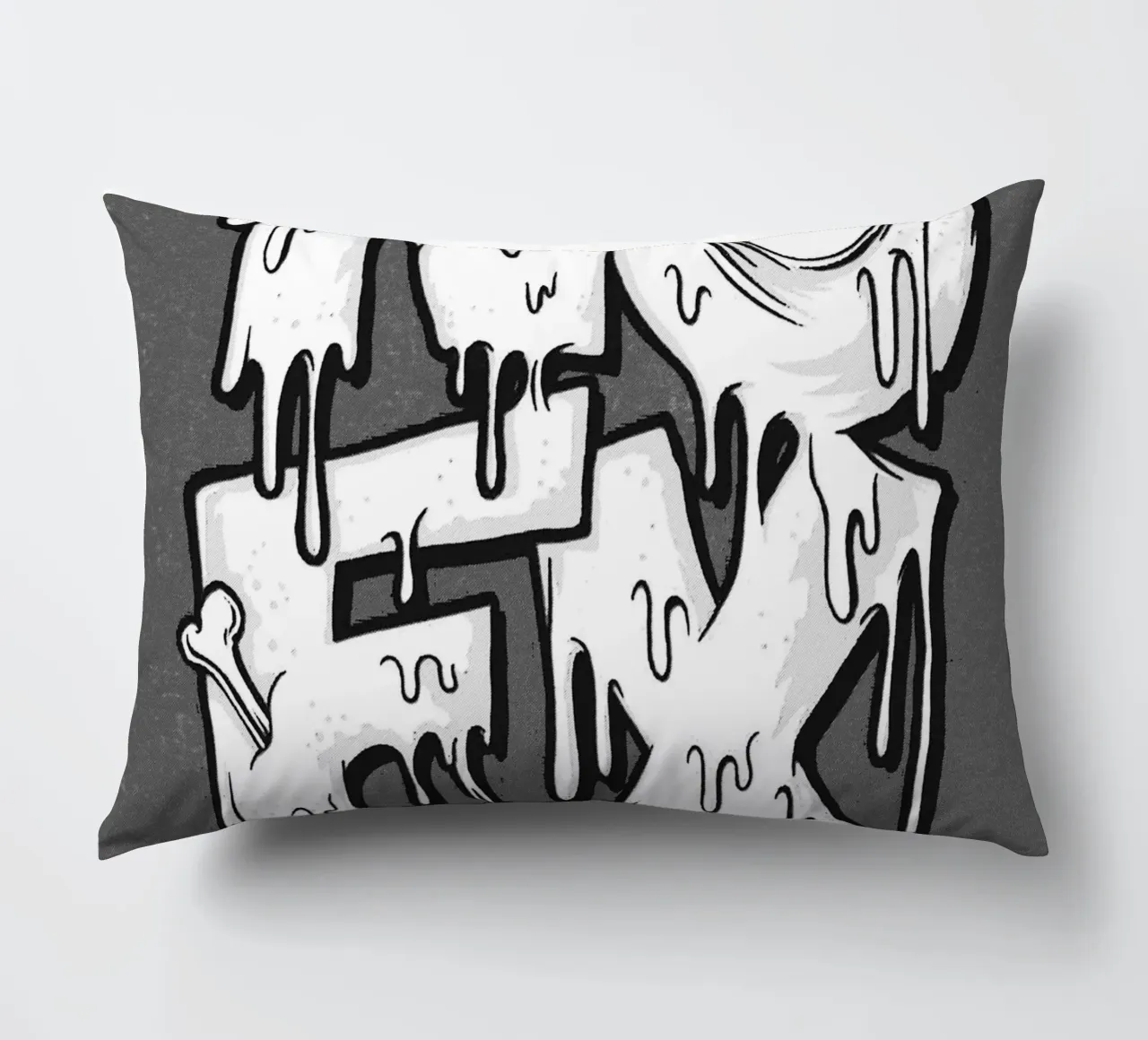 nofx band art decorative cushion by vanhesling