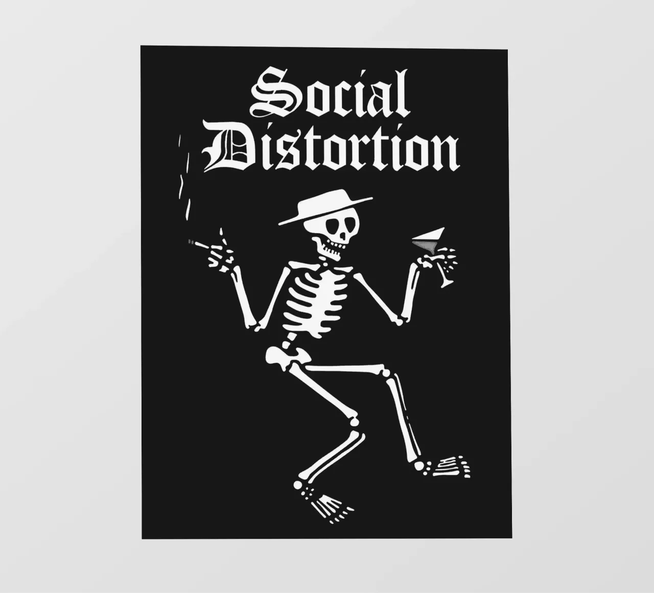 Arte della band dei Social Distortion telo in pvc da vanhesling