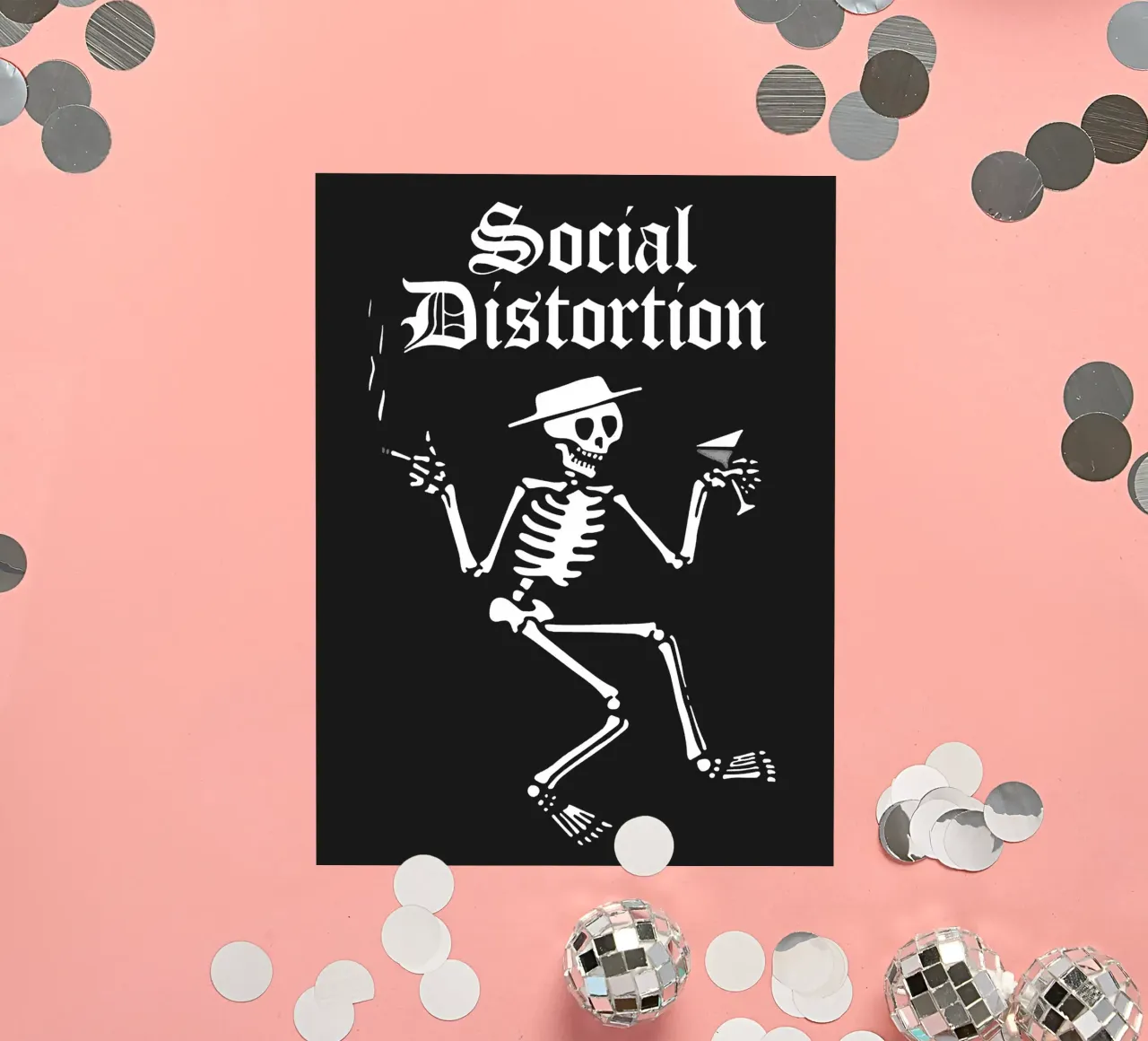Art du groupe Social Distortion autocollant de vanhesling