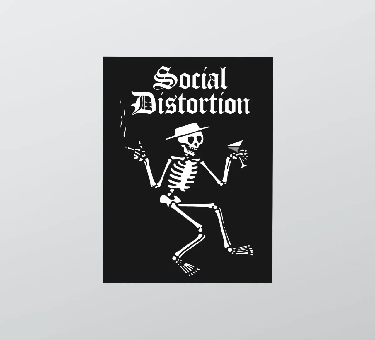 Art du groupe Social Distortion autocollant de vanhesling