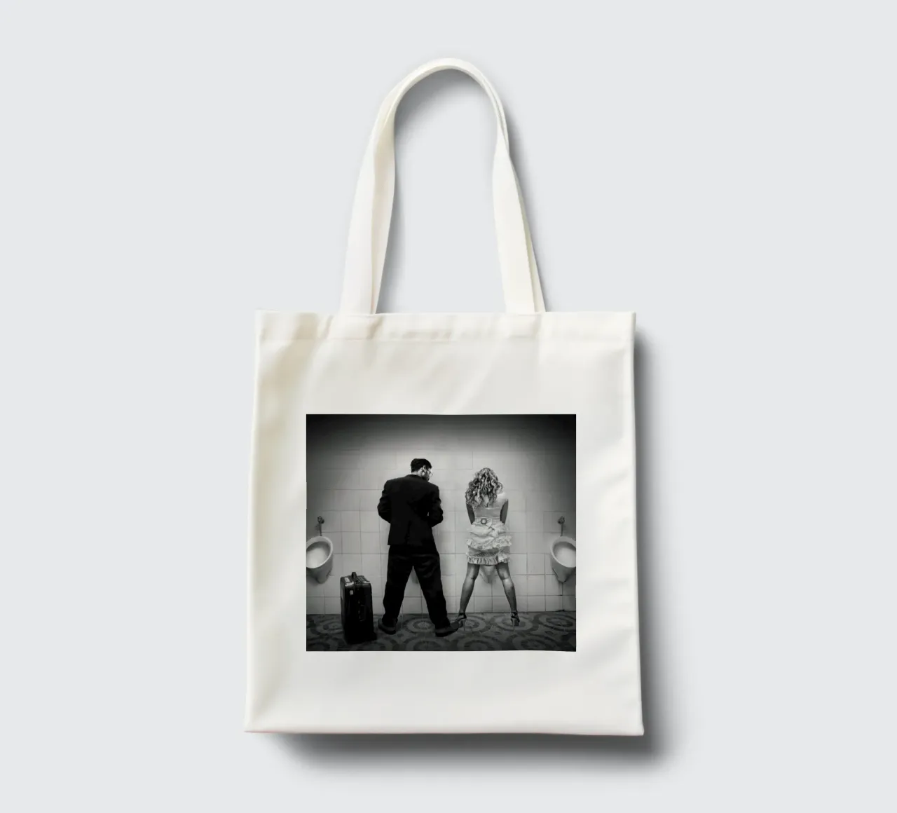 Le donne borsa in juta da christal shop