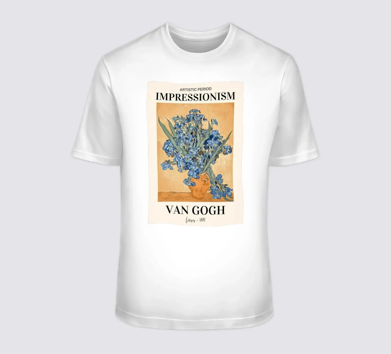 fiori di iris in vaso t-shirt da Piper Shop Oke