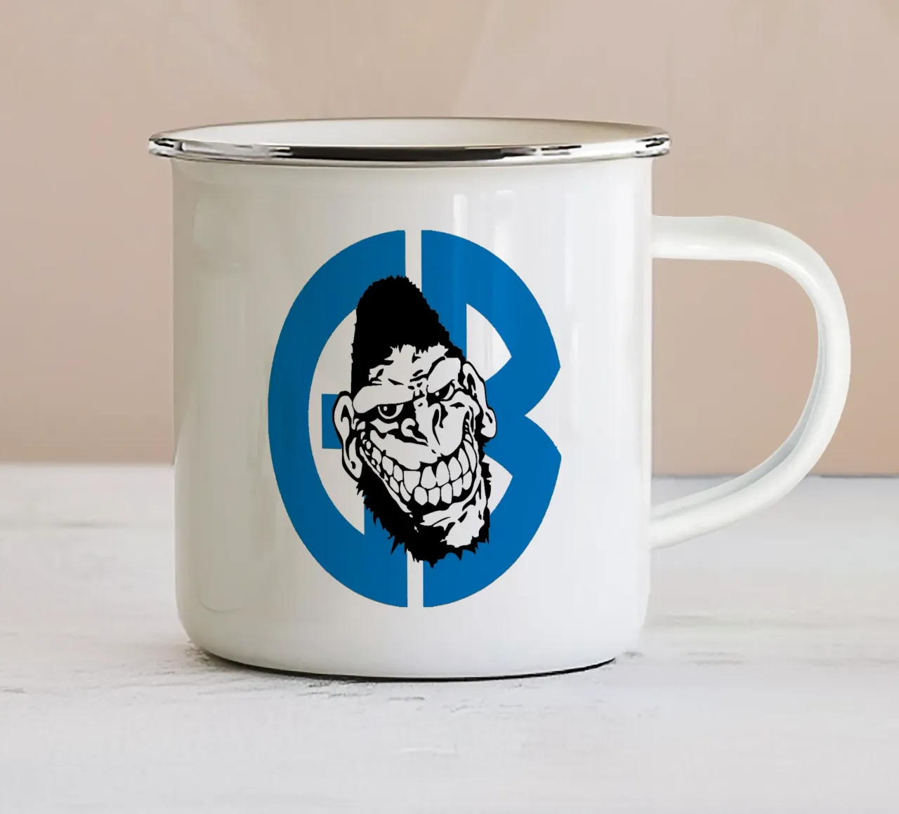 Gorilla Biscuits tazza in smalto da Gladysrg