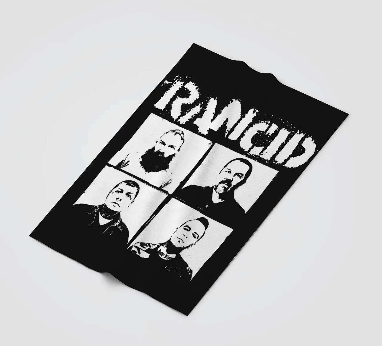 rancid band art fleece blanket by vanhesling