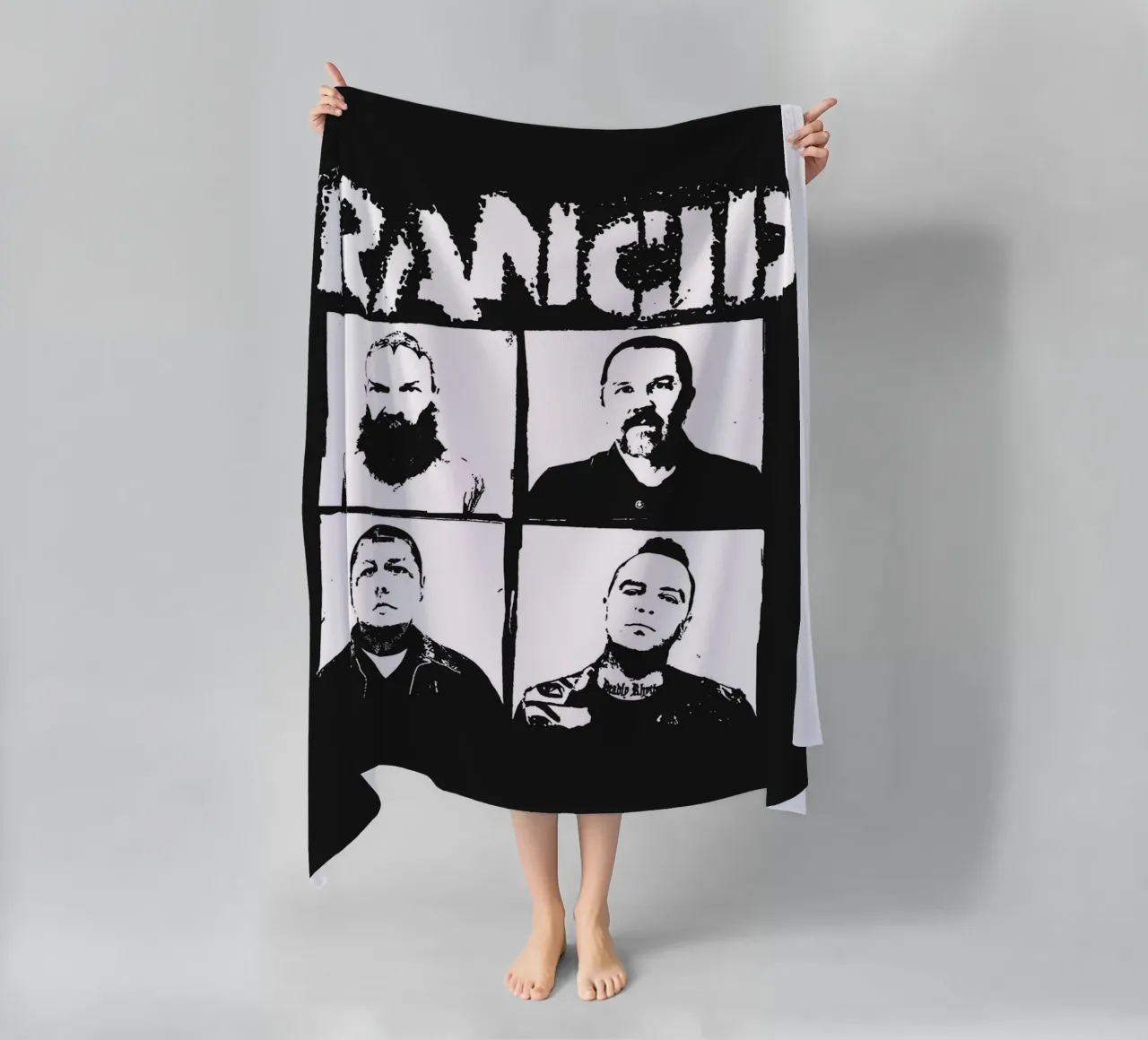 art du groupe rancid serviette de plage de vanhesling
