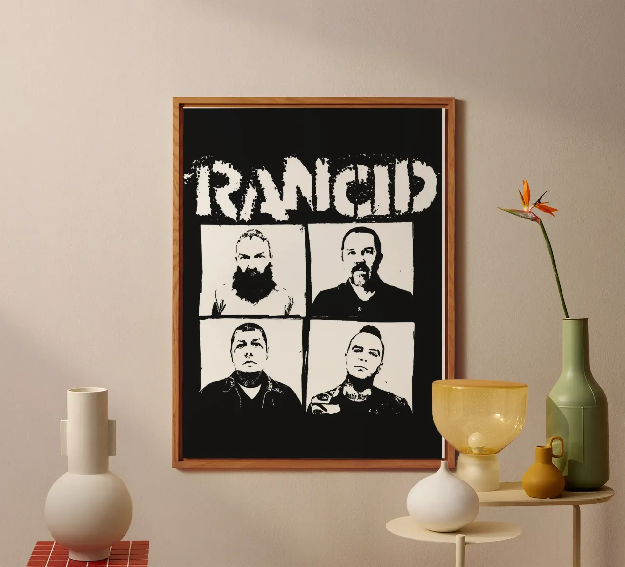 art du groupe rancid alu dibond de vanhesling