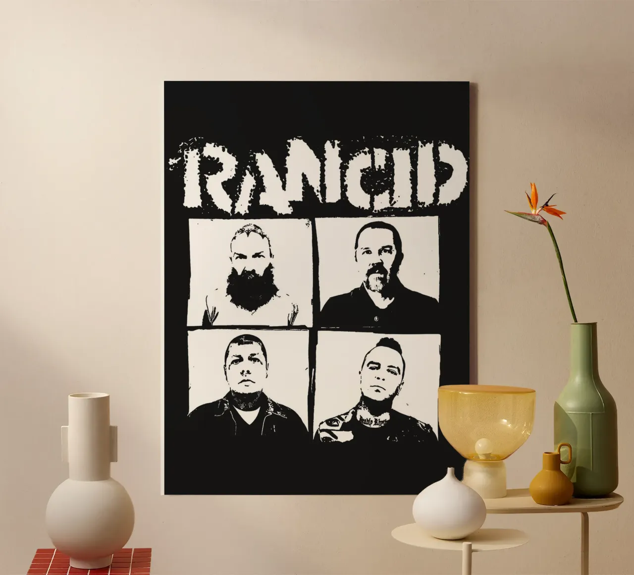 art du groupe rancid toile de vanhesling