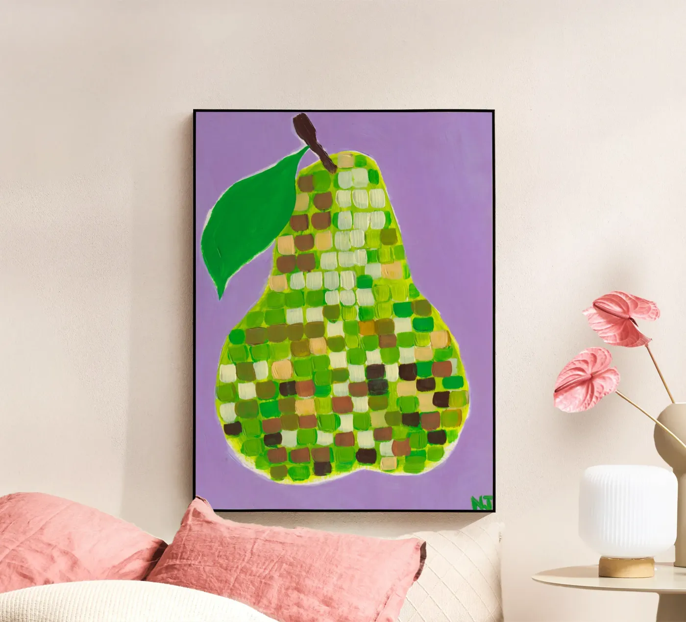 Disco Pear plexiglass da Natasha Joseph