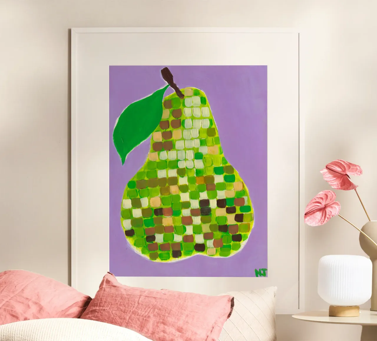 Disco Pear carta hahnemühle da Natasha Joseph
