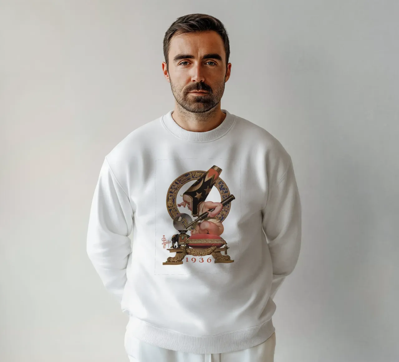JCL 017 sweatshirt by JC Leyendecker