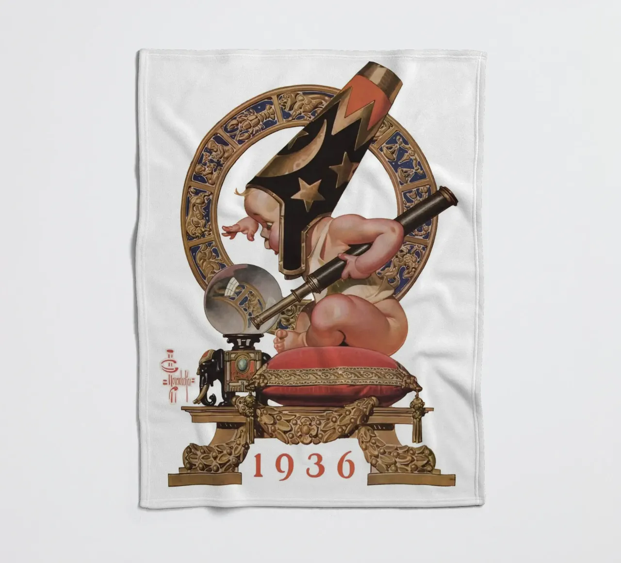 JCL 017 coperta in pile da JC Leyendecker