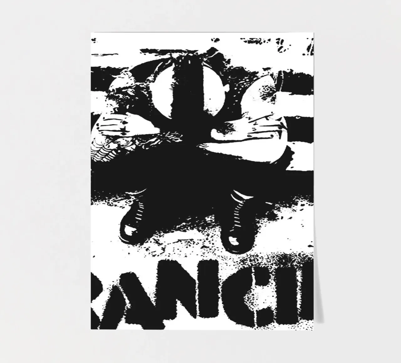 ranzige Bandkunst Stickerbogen von vanhesling