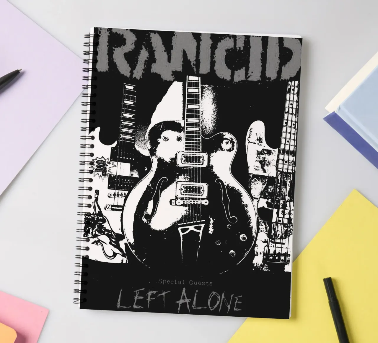 art du groupe rancid carnet à spirale de vanhesling