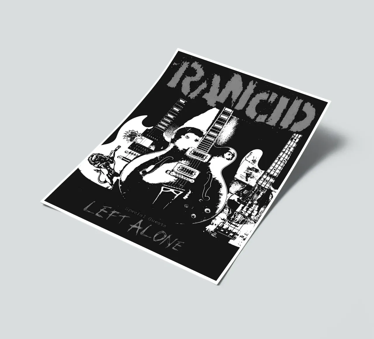 art du groupe rancid planche autocollant de vanhesling
