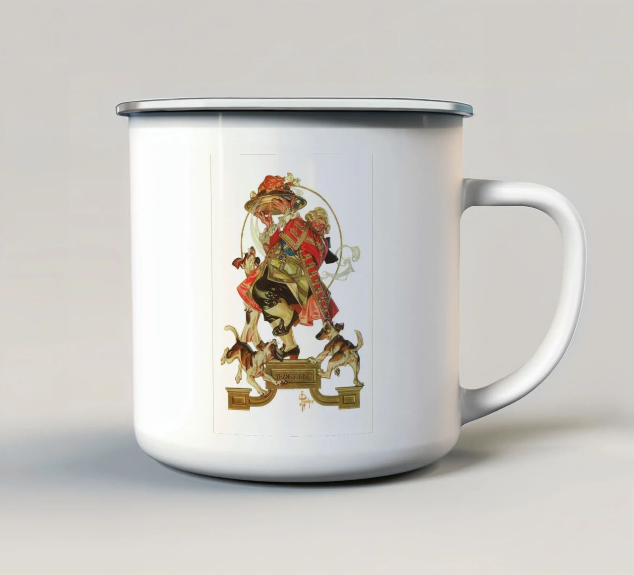 JCL 018 tazza in smalto da JC Leyendecker