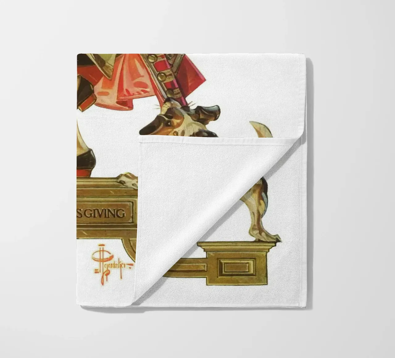 JCL 018 beach towel by JC Leyendecker