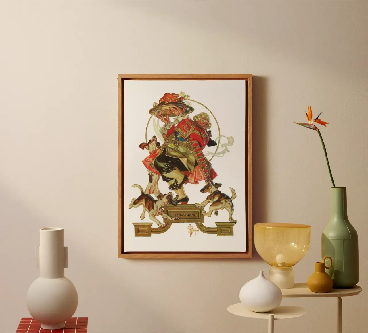 JCL 018 canvas met Baklijst van JC Leyendecker