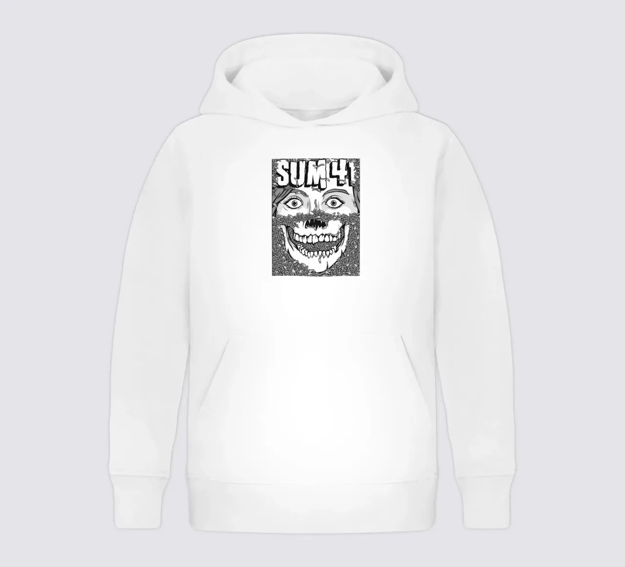 sum 41 band art felpa bambino con cappuccio da vanhesling