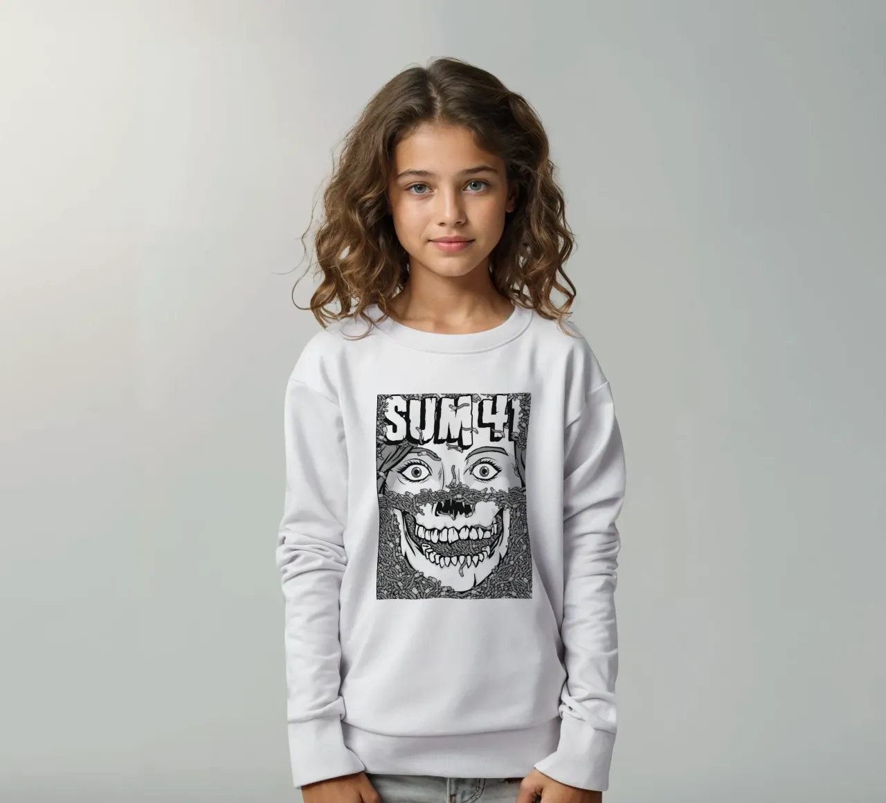 sum 41 band art felpa bambino da vanhesling
