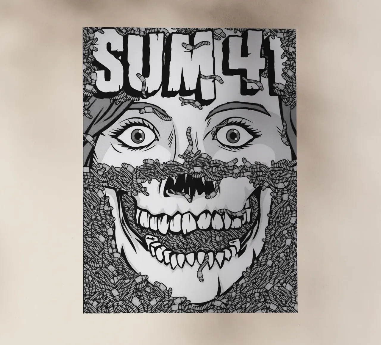 sum 41 band art pellicola backlit da vanhesling