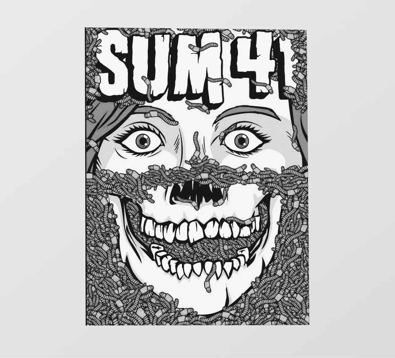 sum 41 band art pellicola backlit da vanhesling