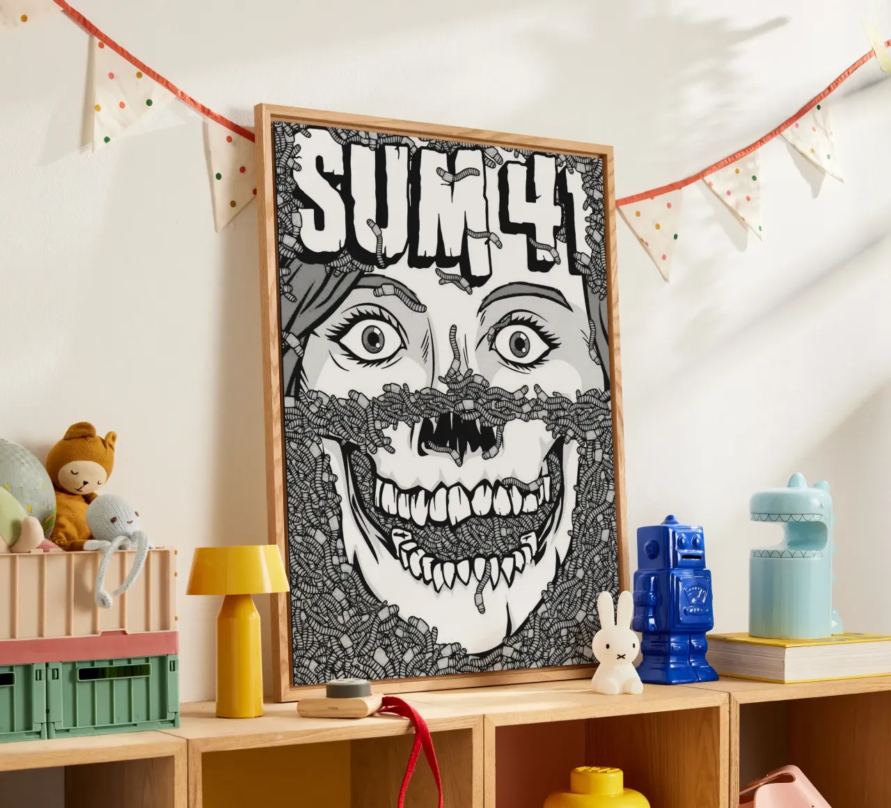 sum 41 band art plexiglass da vanhesling