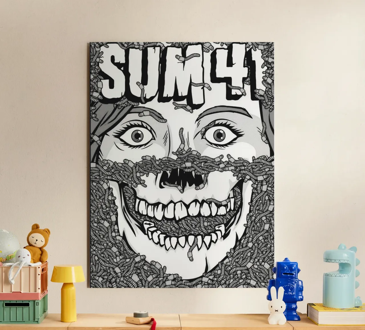 sum 41 band art alluminio dibond da vanhesling