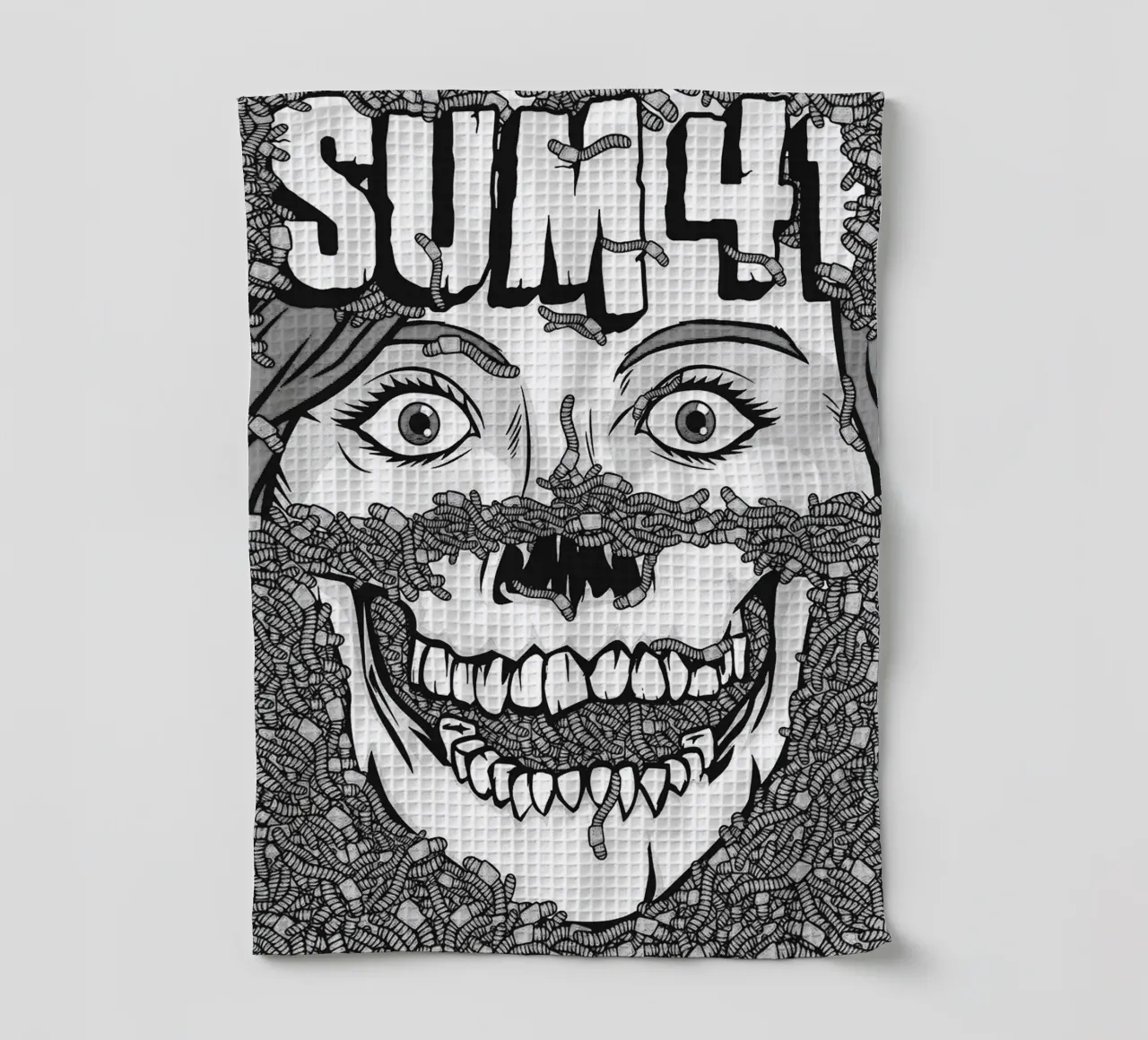 sum 41 band art canovaccio da cucina da vanhesling