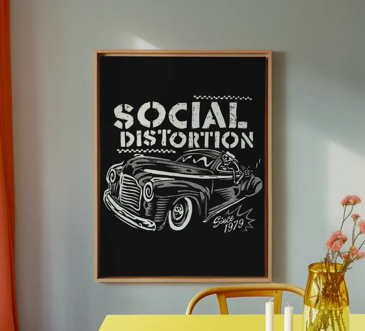 Sociale vervorming canvas van vanhesling
