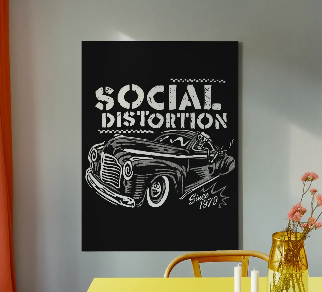 Sociale vervorming canvas van vanhesling