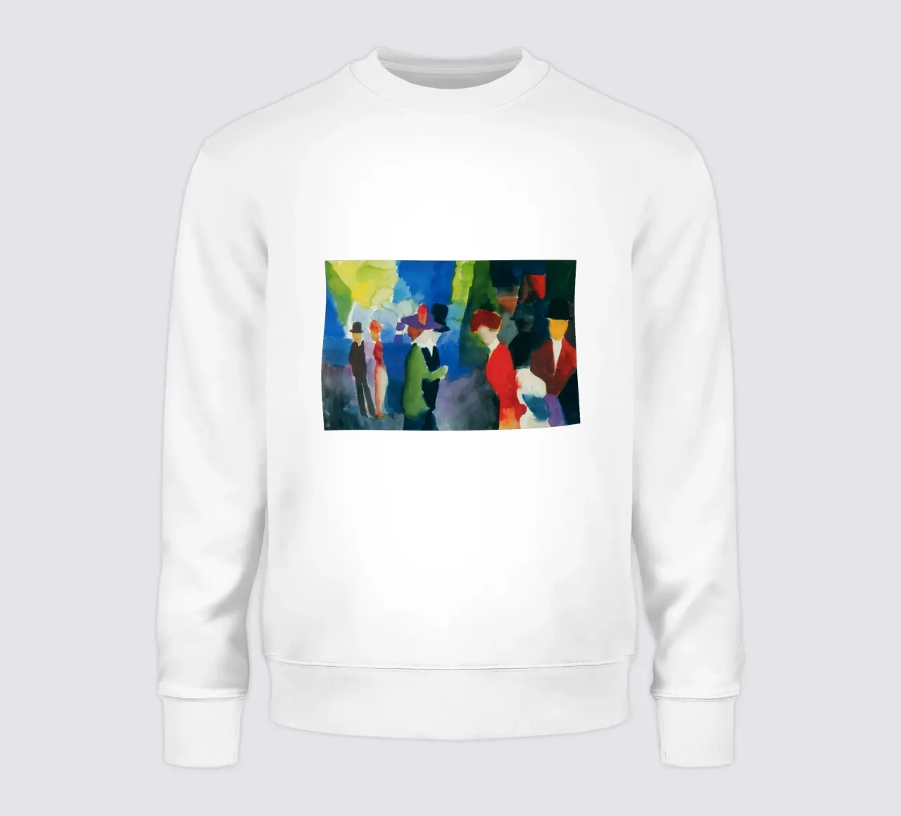 sosziale Interaktion im öffentlichen Raum Sweatshirt von alexander art
